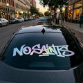 NOSAINTS Members Only Banner holographic logo